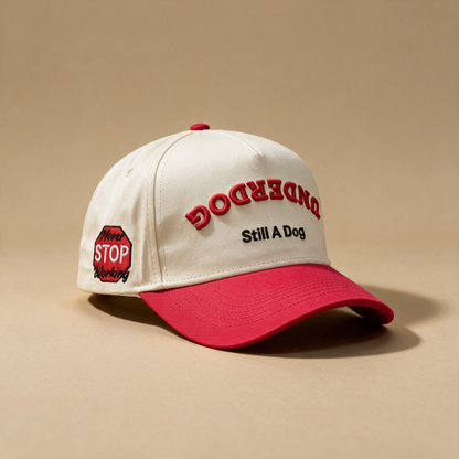 Underdog Still A Dog Cream & Red